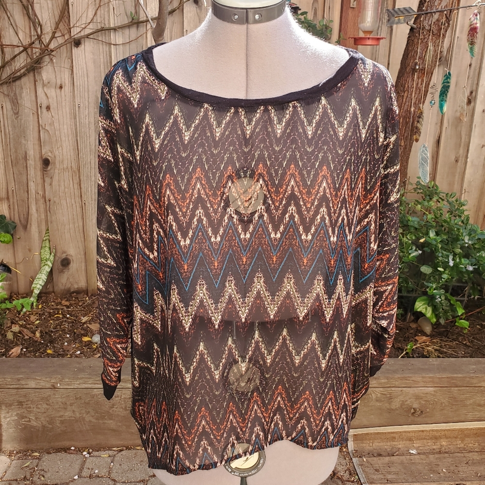 Chloe K Sheer Top